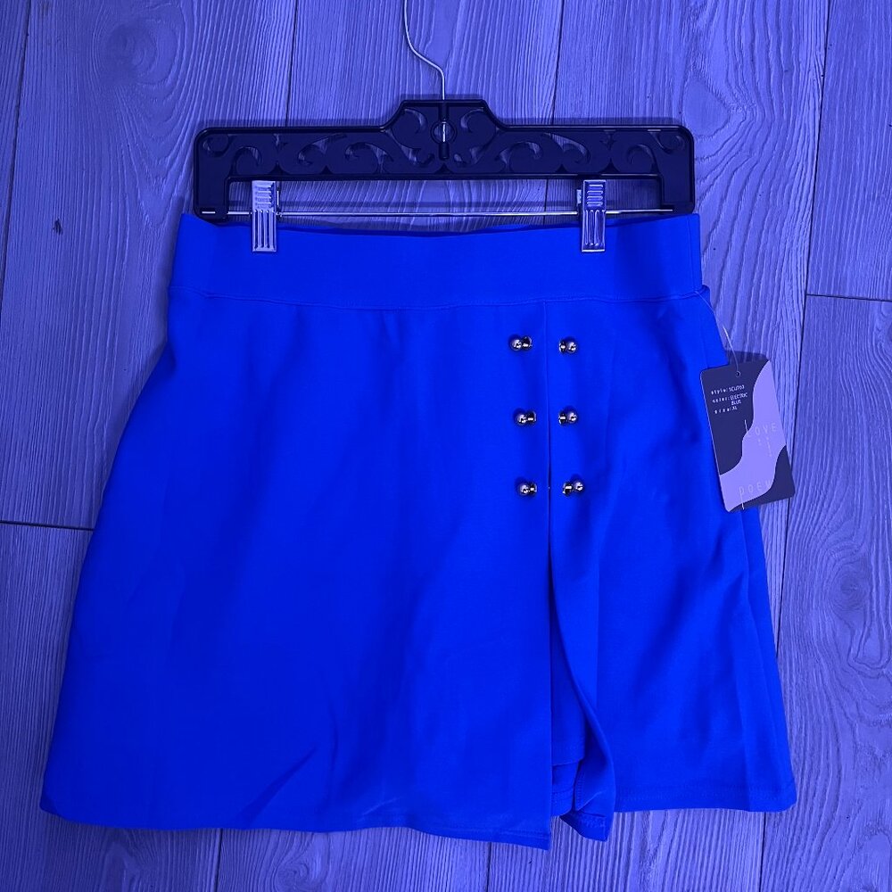 Blu eroyal tennis skort